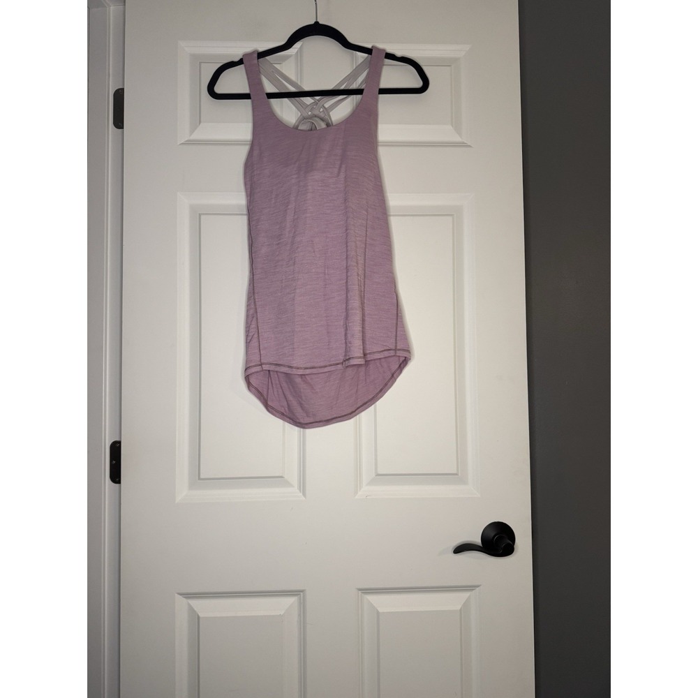Lululemon Slay The Studio Tank No Padding Size 4 Purple